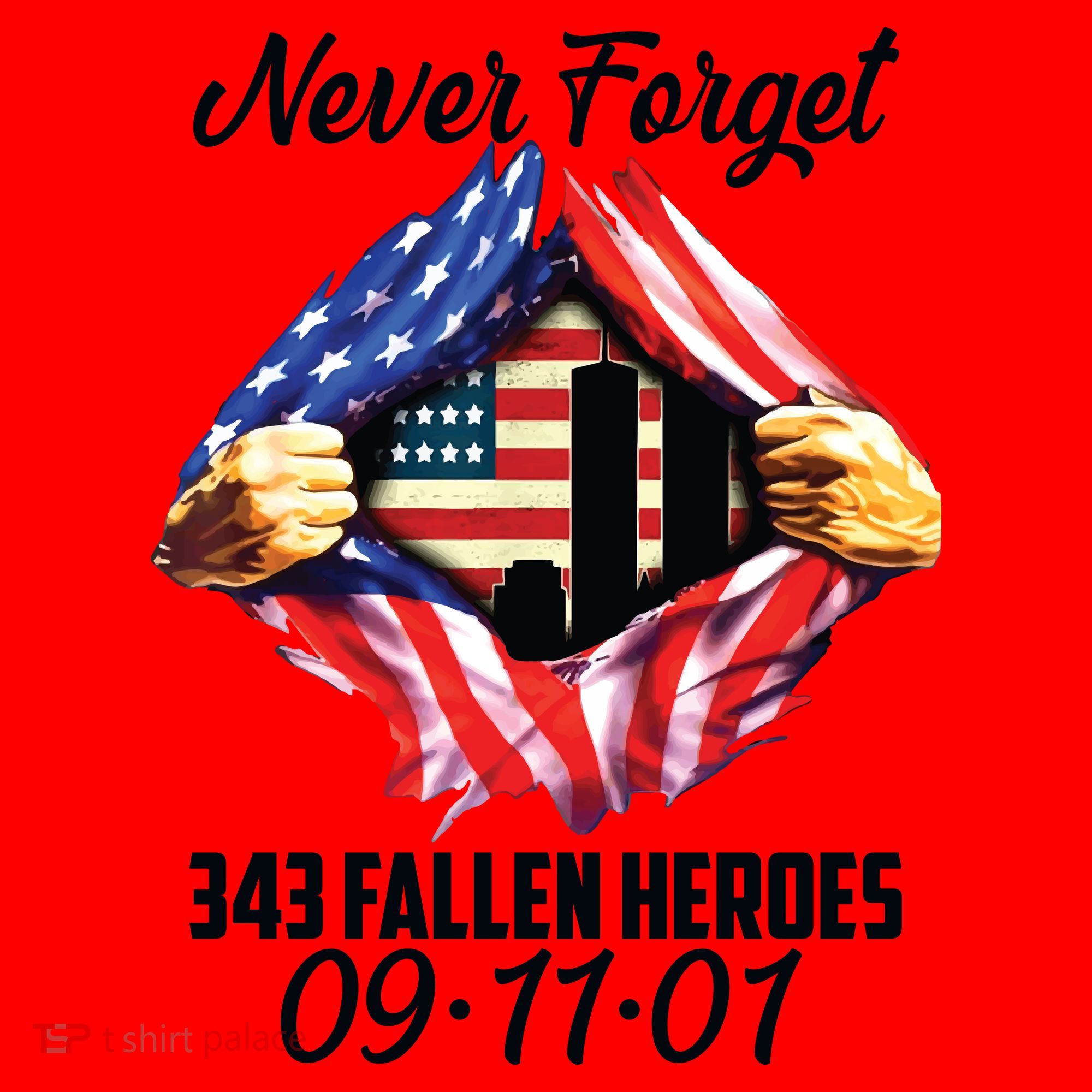 Never Forget 343 Fallen Heroes 091101 September 11 Santa Hat
