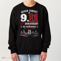 Never Forget 9.11 25th Anniversary We Remember 2001-2026 Women's Sweatshirt thumb 0