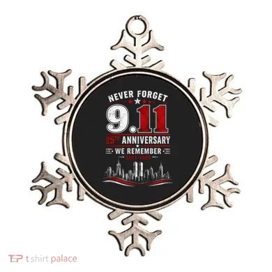 Never Forget 9.11 25th Anniversary We Remember 2001-2026 Ornament