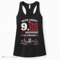 Never Forget 9.11 25th Anniversary We Remember 2001-2026 Women's Tank Top thumb 0