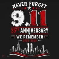 Never Forget 9.11 25th Anniversary We Remember 2001-2026 Toddler Hoodie thumb 2