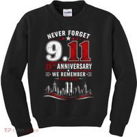 Never Forget 9.11 25th Anniversary We Remember 2001-2026 Kids Sweatshirt thumb 0