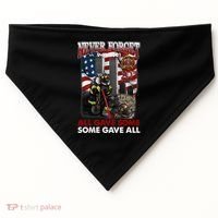 Never Forget 9112001 20th Anniversary Firefighters Gift USA-Made Doggie Bandana thumb 0