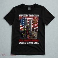 Never Forget 9112001 20th Anniversary Firefighters Gift T-Shirt thumb 5
