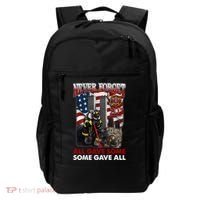 Never Forget 9112001 20th Anniversary Firefighters Gift Backpack thumb 0