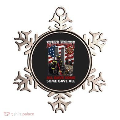 Never Forget 9112001 20th Anniversary Firefighters Gift Ornament