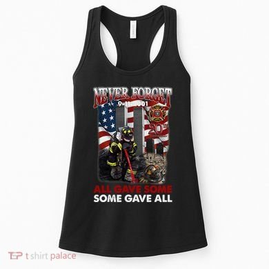 Never Forget 9112001 20th Anniversary Firefighters Gift Women's Tank Top