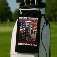 Never Forget 9112001 20th Anniversary Firefighters Gift Golf Towel thumb 2