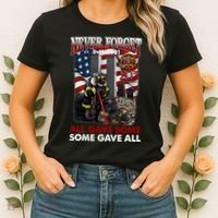 Never Forget 9112001 20th Anniversary Firefighters Gift Women's T-Shirt thumb 2