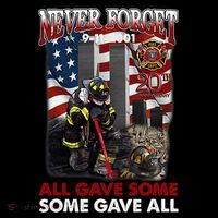 Never Forget 9112001 20th Anniversary Firefighters Gift Kids Sweatshirt thumb 2