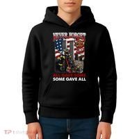 Never Forget 9112001 20th Anniversary Firefighters Gift Kids Hoodie thumb 4