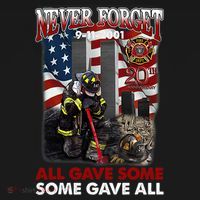 Never Forget 9112001 20th Anniversary Firefighters Gift Kids T-Shirt thumb 4