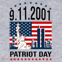 Never Forget 9/11/2001 American Flag Patriotic Memorial Day Women's Sweatshirt thumb 2