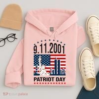 Never Forget 9/11/2001 American Flag Patriotic Memorial Day Hoodie thumb 4