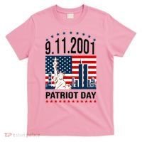 Never Forget 9/11/2001 American Flag Patriotic Memorial Day T-Shirt thumb 0