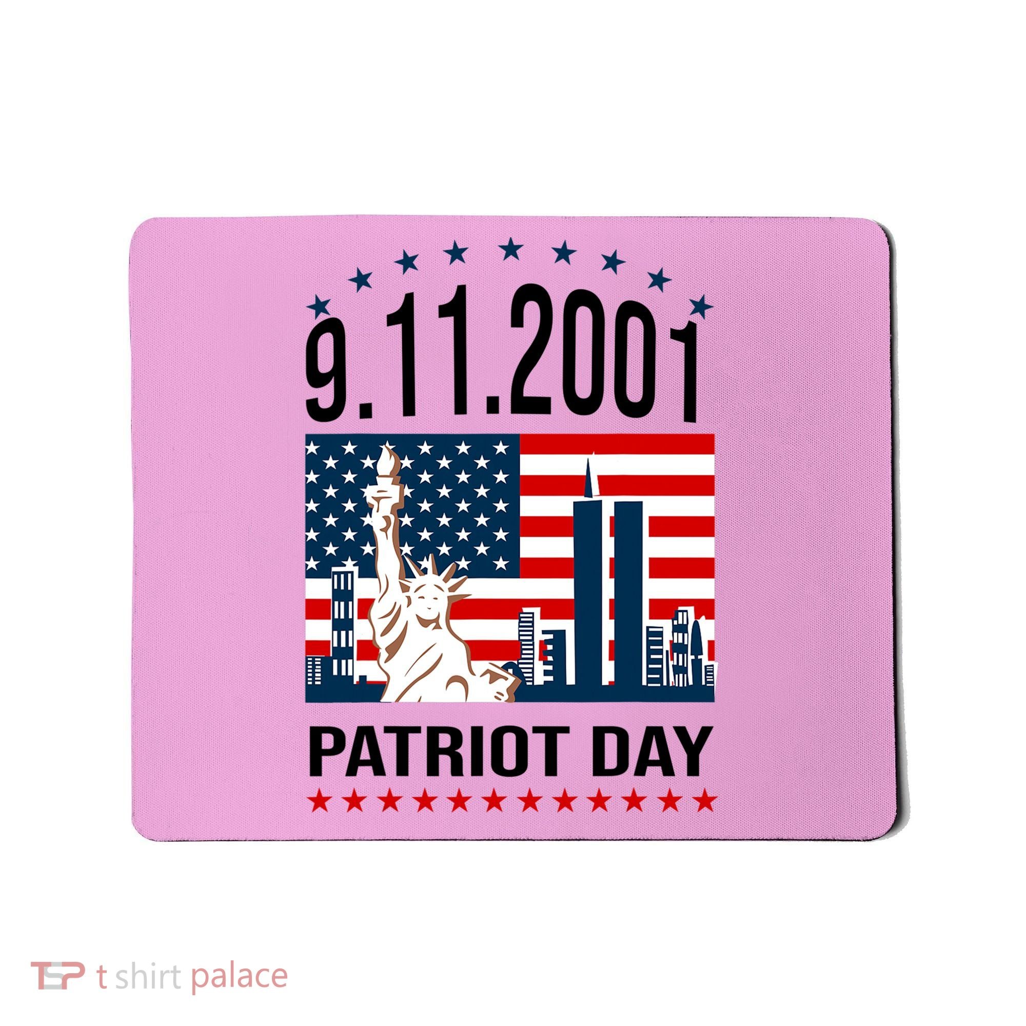 Never Forget 9/11/2001 American Flag Patriotic Memorial Day Mousepad