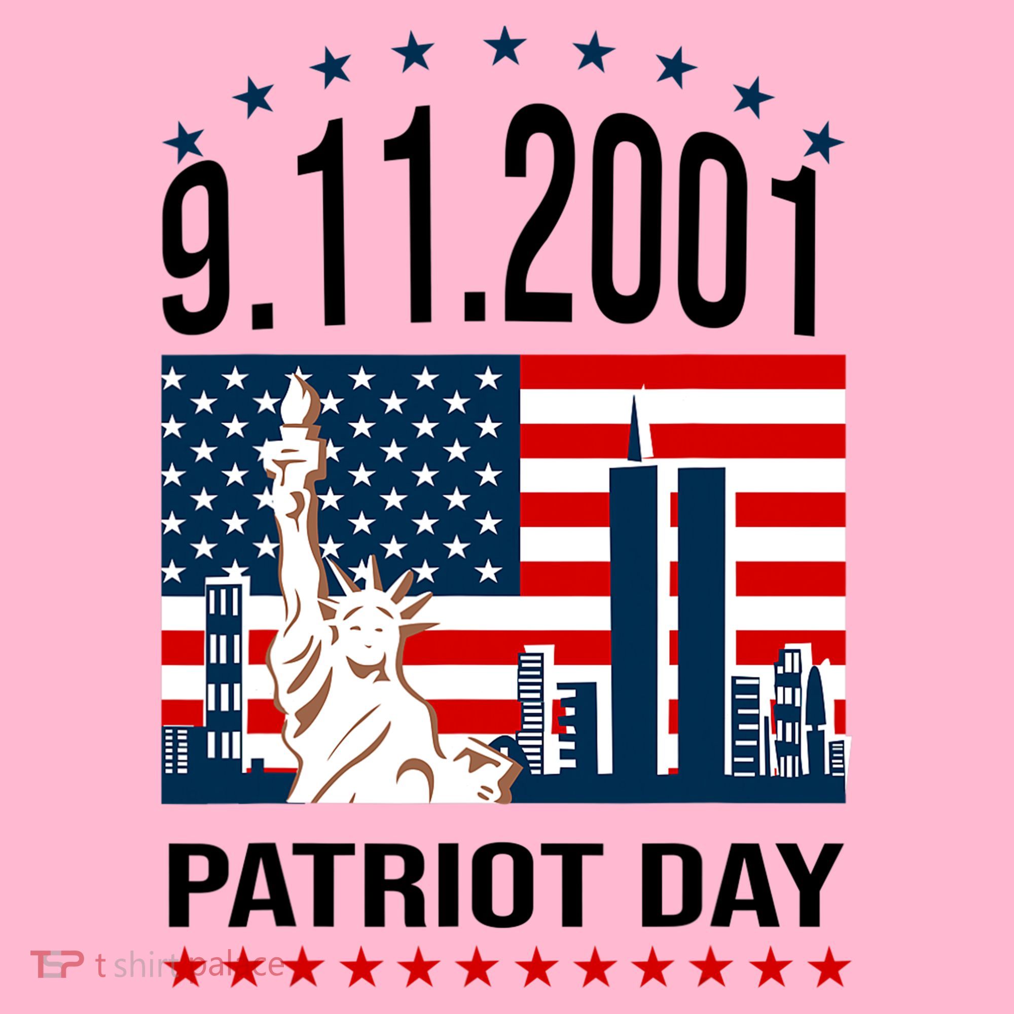 Never Forget 9/11/2001 American Flag Patriotic Memorial Day Toddler Hoodie