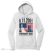 Never Forget 9/11/2001 American Flag Patriotic Memorial Day Women's Hoodie thumb 0