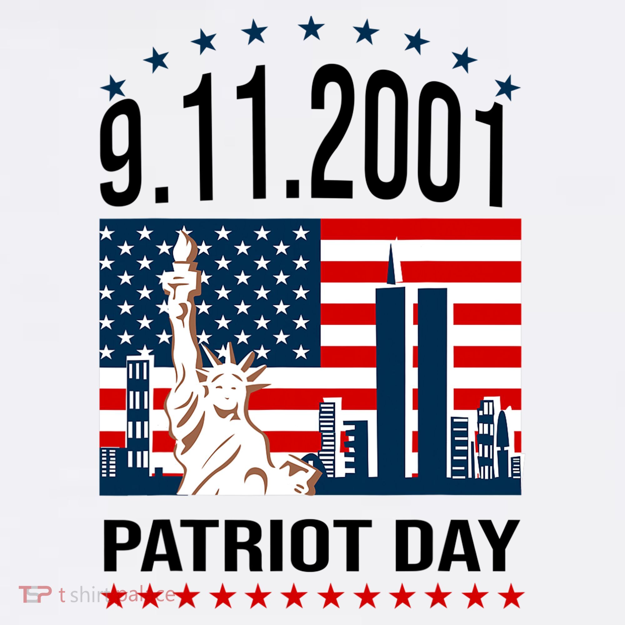 Never Forget 9/11/2001 American Flag Patriotic Memorial Day Women's Tank Top