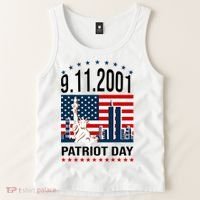 Never Forget 9/11/2001 American Flag Patriotic Memorial Day Tank Top thumb 2