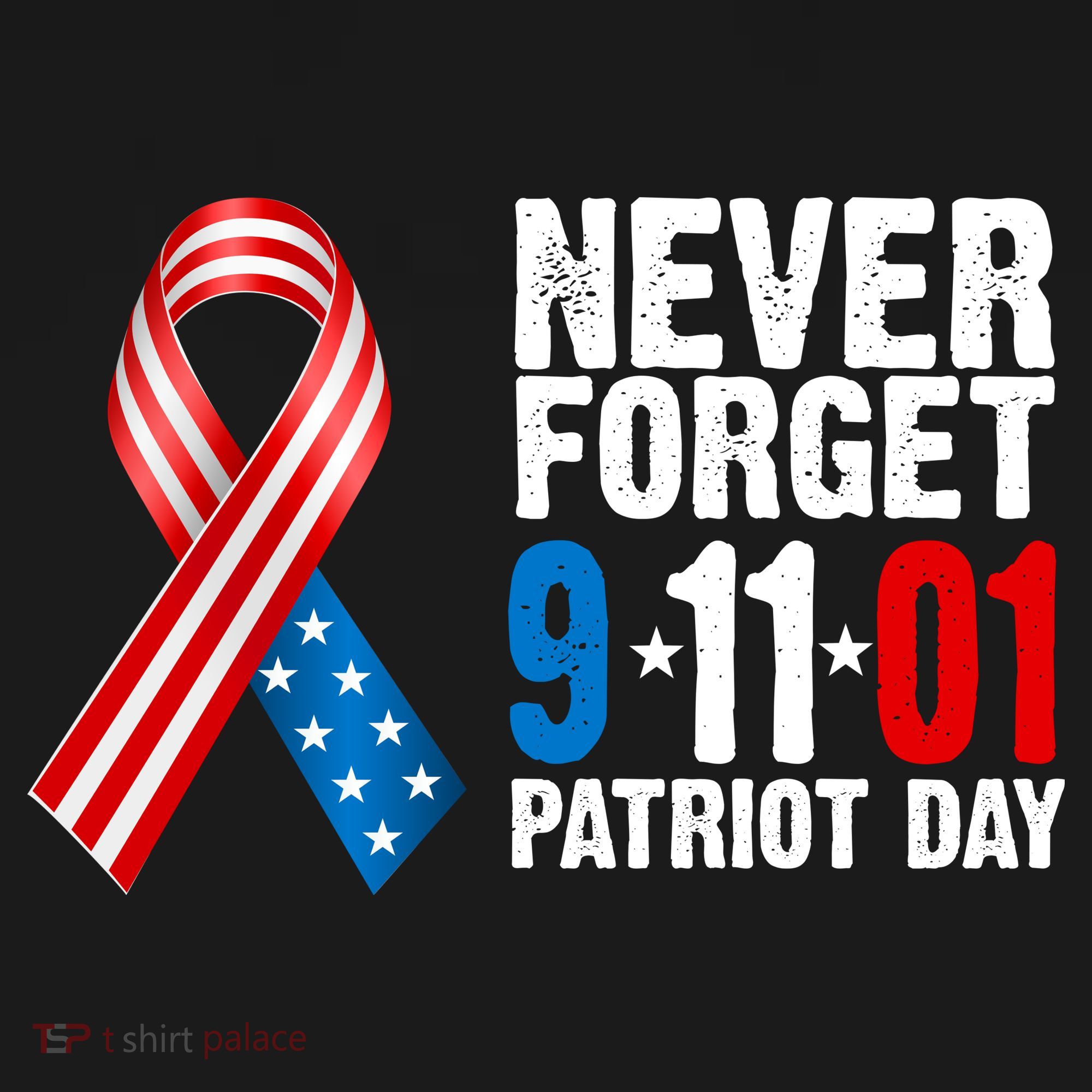 Never Forget 9.11.01 USA Ribbon Patriot Day Sweatshirt