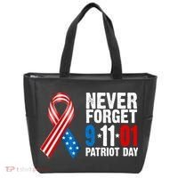 Never Forget 9.11.01 USA Ribbon Patriot Day Tote Bag thumb 0