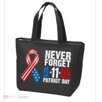 Never Forget 9.11.01 USA Ribbon Patriot Day Tote Bag thumb 3