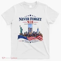 Never Forget 911 25th Anniversary T-Shirt thumb 0