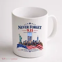 Never Forget 911 25th Anniversary Coffee Mug thumb 1