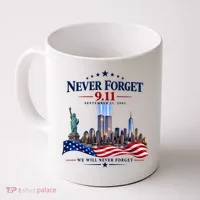 Never Forget 911 25th Anniversary Coffee Mug thumb 0