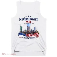 Never Forget 911 25th Anniversary Tank Top thumb 0