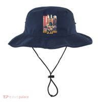 Never Forget 9 11 September 11 Memorial New York City Firefighter Bucket Hat thumb 0