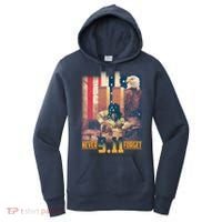 Never Forget 9 11 September 11 Memorial New York City Firefighter Women's Hoodie thumb 0