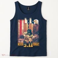 Never Forget 9 11 September 11 Memorial New York City Firefighter Tank Top thumb 2