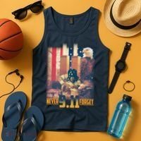 Never Forget 9 11 September 11 Memorial New York City Firefighter Tank Top thumb 4