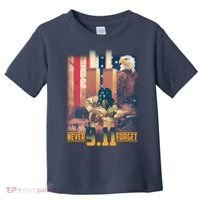 Never Forget 9 11 September 11 Memorial New York City Firefighter Toddler T-Shirt thumb 0