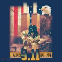 Never Forget 9 11 September 11 Memorial New York City Firefighter Kids Sweatshirt thumb 2