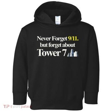 Never Forget 911 But Forget About Tower 7 Toddler Hoodie