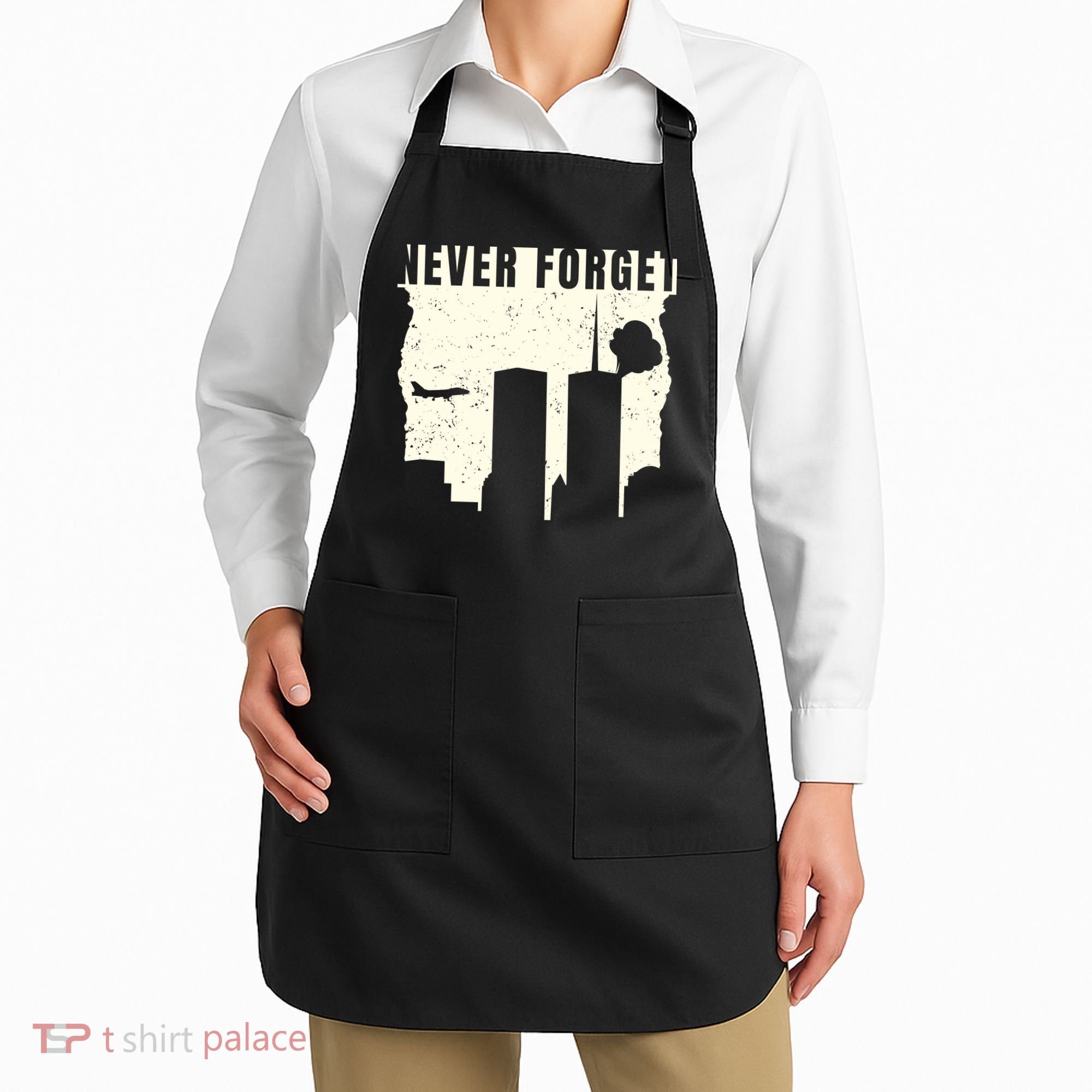 Never Forget 9.11 Patriot Day Apron