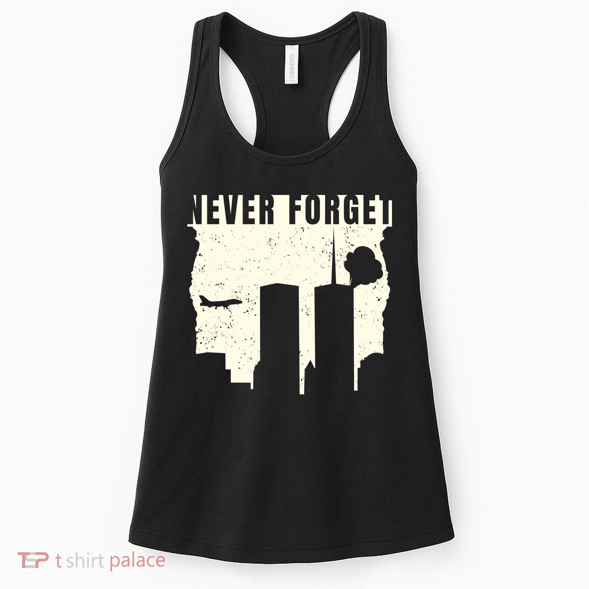 Never Forget 9.11 Patriot Day Women's Tank Top