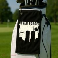 Never Forget 9.11 Patriot Day Golf Towel thumb 2