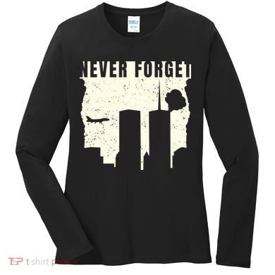 Never Forget 9.11 Patriot Day Women's Long Sleeve Shirt