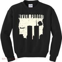Never Forget 9.11 Patriot Day Kids Sweatshirt thumb 0