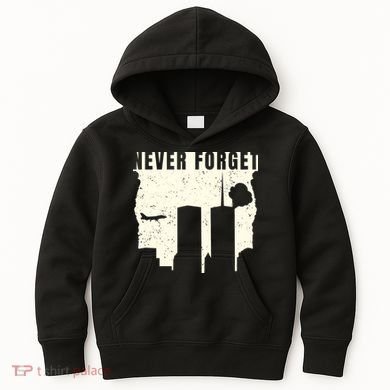 Never Forget 9.11 Patriot Day Kids Hoodie