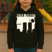 Never Forget 9.11 Patriot Day Kids Hoodie thumb 3