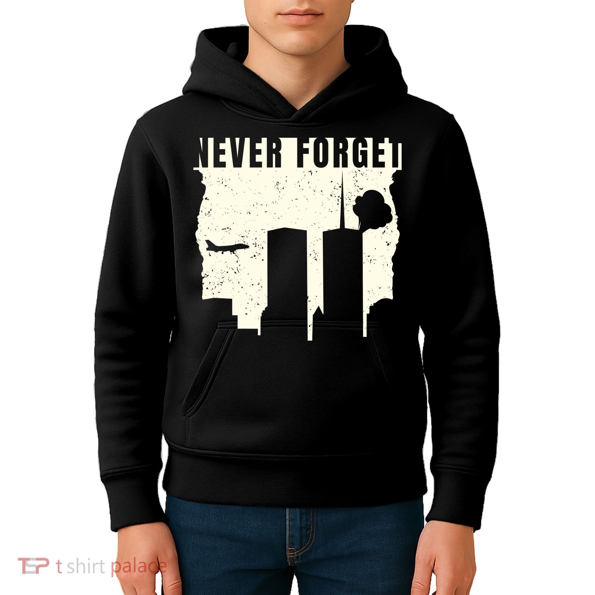 Never Forget 9.11 Patriot Day Kids Hoodie