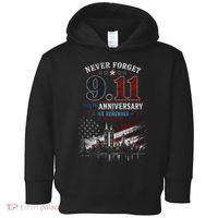 Never Forget 9.11 25th Anniversary We Remember 2001-2026 Toddler Hoodie thumb 0