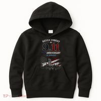 Never Forget 9.11 25th Anniversary We Remember 2001-2026 Kids Hoodie thumb 0