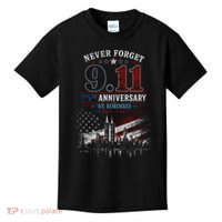 Never Forget 9.11 25th Anniversary We Remember 2001-2026 Kids T-Shirt thumb 0