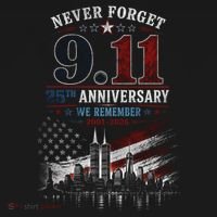 Never Forget 9.11 25th Anniversary We Remember 2001-2026 Kids T-Shirt thumb 4